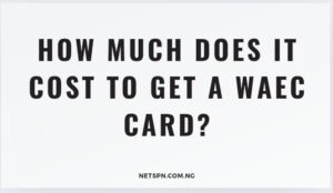 Read more about the article How much does it cost to get a WAEC card?