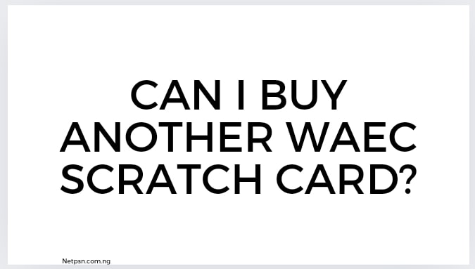 Read more about the article Can I buy Waec scratch card?