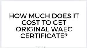 Read more about the article How much does it cost to get original WAEC certificate?