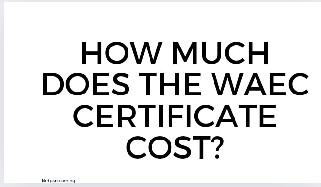 Read more about the article How much does the WAEC certificate cost?