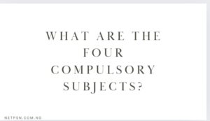 Read more about the article What are the four compulsory subjects?