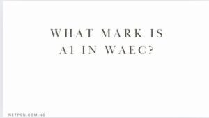 Read more about the article What mark is A1 in WAEC?