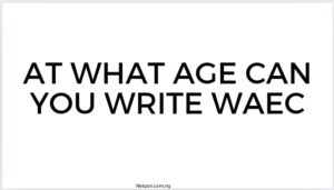 Read more about the article At what age can you write WAEC?