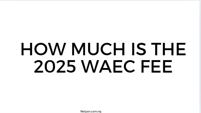 Read more about the article How much is the 2025 WAEC fee?