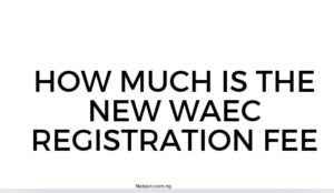Read more about the article How much is the new WAEC registration fee?