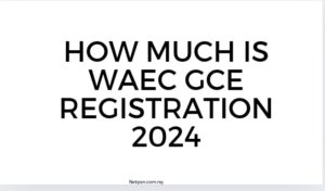 Read more about the article How much is WAEC GCE registration 2025?