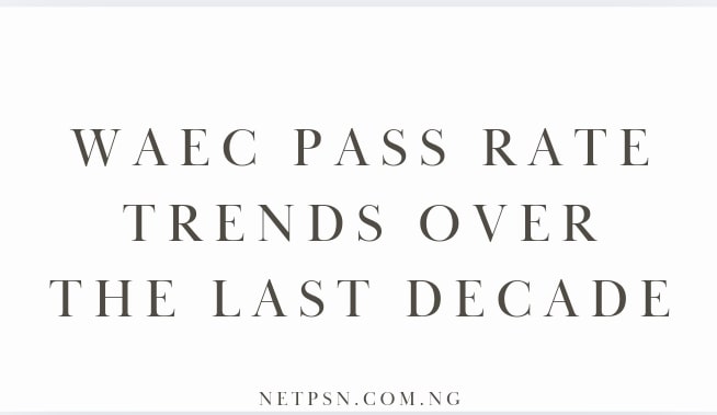 Read more about the article WAEC Pass Rate Trends Over the Last Decade